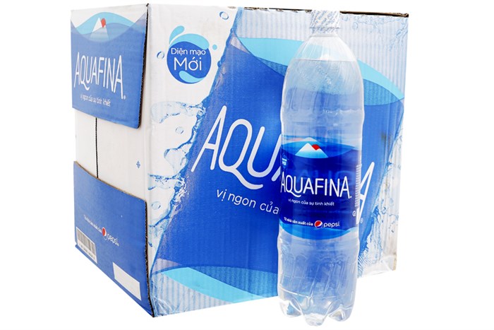 Nước tinh khiết Aquafina thùng 12 chai 1,5 lít