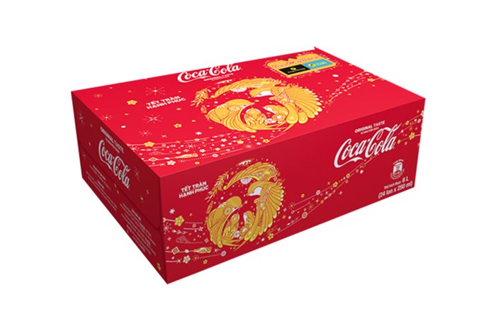 Nước ngọt Coca Cola thùng 24 lon 250ml