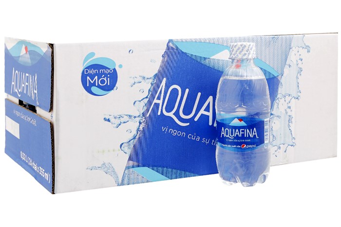 Nước tinh khiết Aquafina thùng 24 chai 355ml